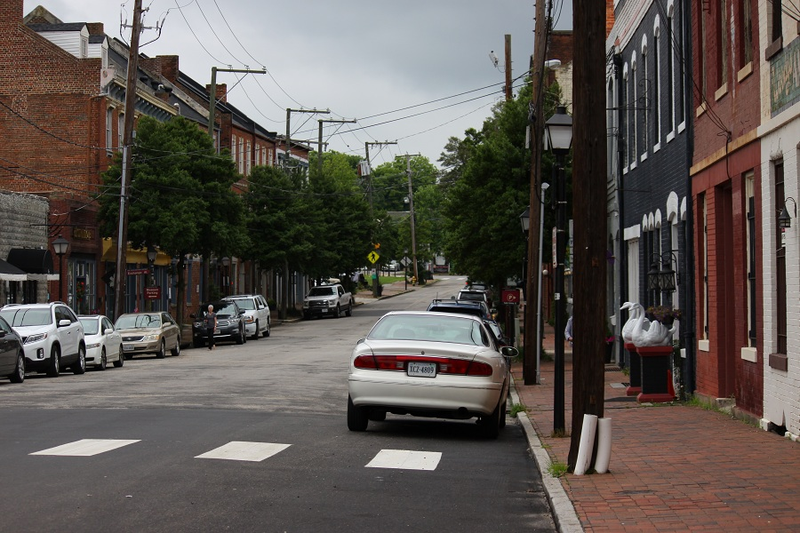 Closing with a street scene.
